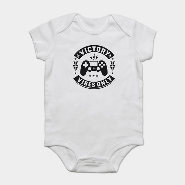 Victory Vibes Only Baby Bodysuit by Frank Ring
